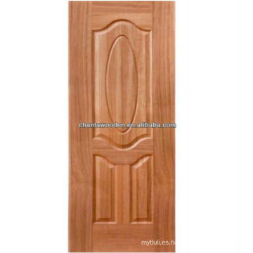 Linyi MDF / HDF PUERTA PIEL para ceniza, teca, sapele, chapa de cerezo